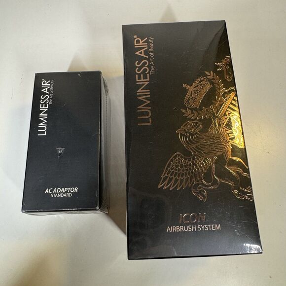 Luminess Air Icon Airbrush System LI-300RGT With AC Adapter New & Sealed - Picture 1 of 7